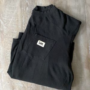 Lee Black Classic Fit Long Sleeve Size Large